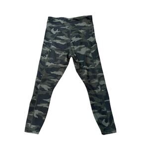 athleta camouflage leggings 7/8 size petite small green gray nwot